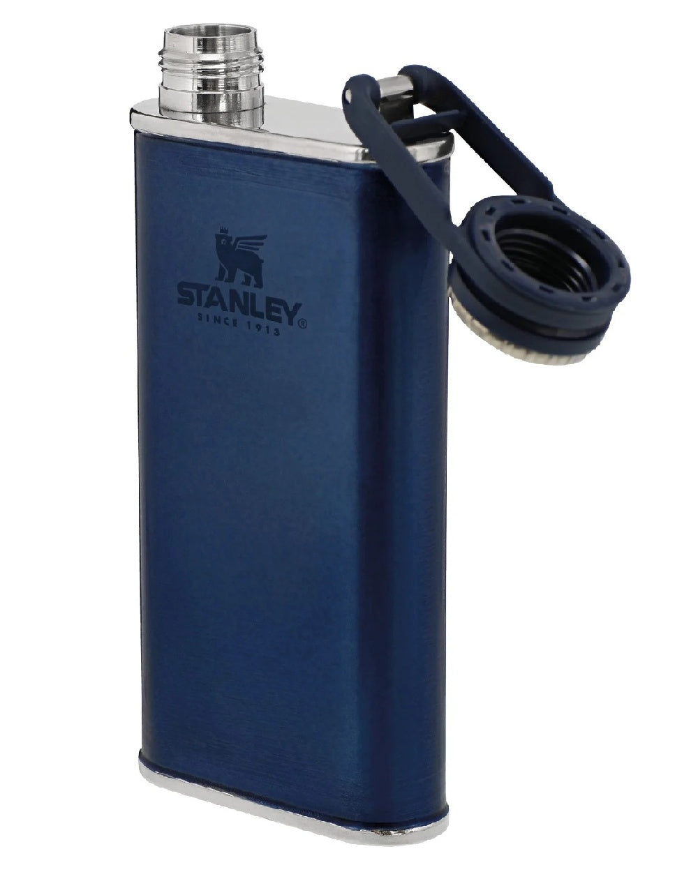 Nightfall coloured Stanley Classic Easy Fill Wide Mouth Flask 0.23L on white background 