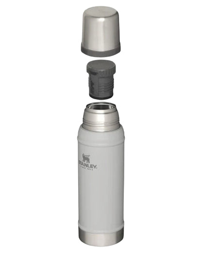 Ash coloured Stanley Classic Legendary Bottle 0.75L on white background 