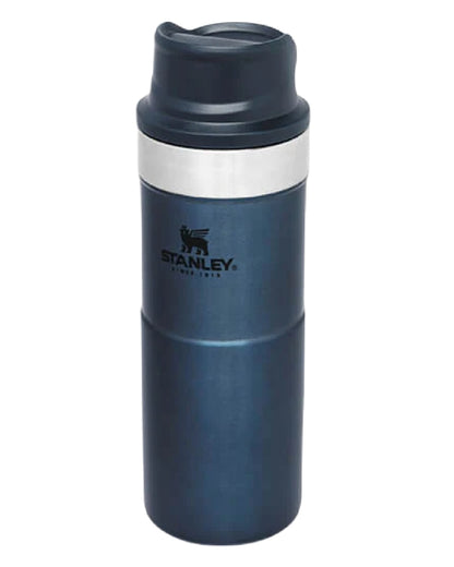 Nightfall coloured Stanley Classic Trigger Action Travel Mug 0.35L on white background 