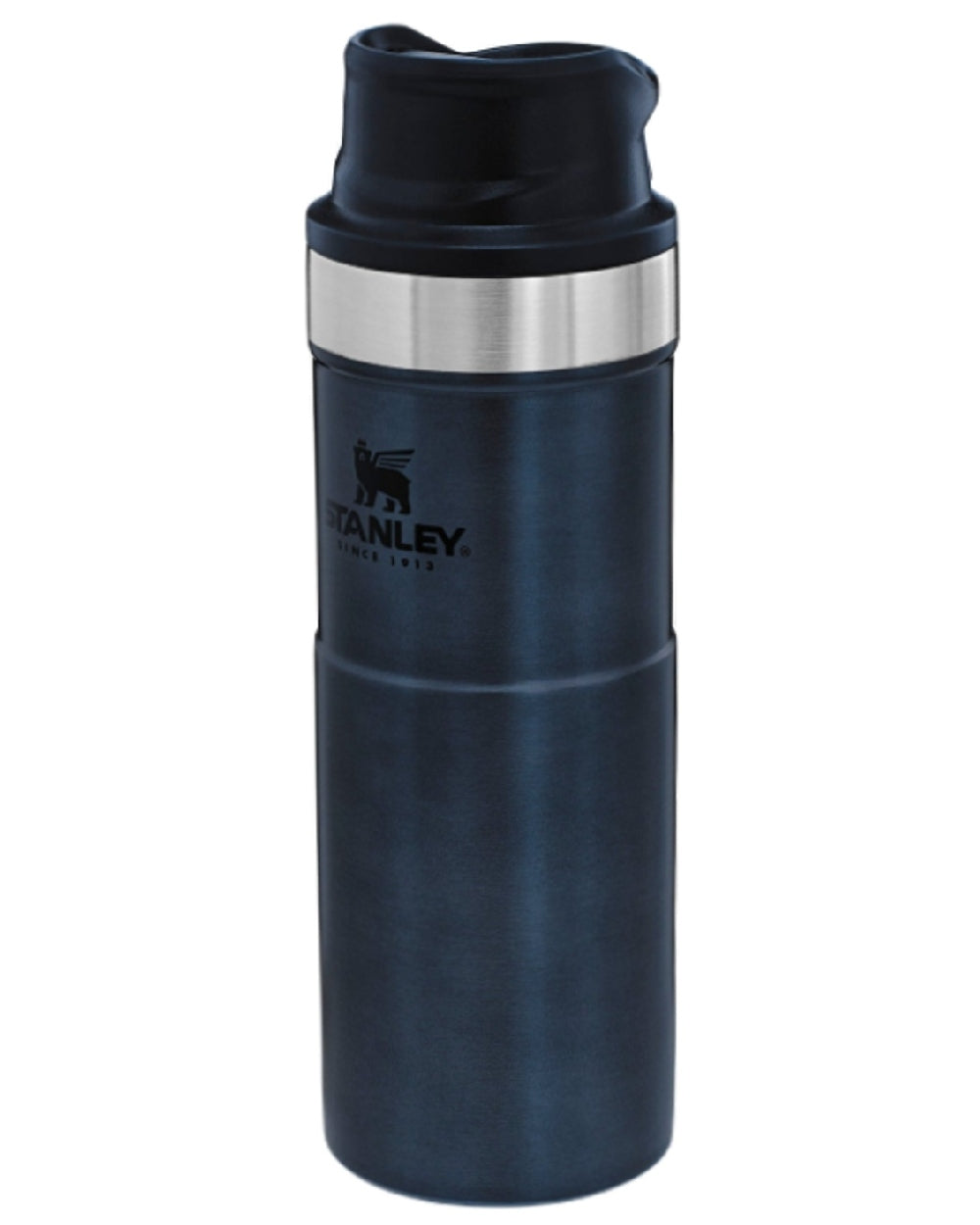 Nightfall coloured Stanley Classic Trigger Action Travel Mug 0.47L on white background 