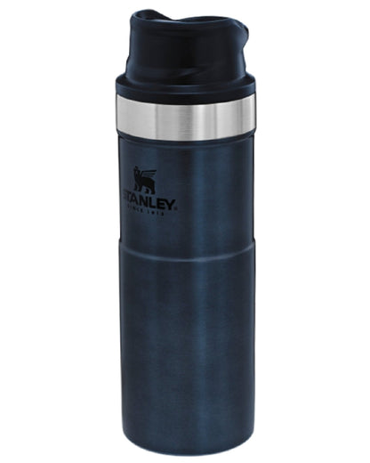 Nightfall coloured Stanley Classic Trigger Action Travel Mug 0.47L on white background 