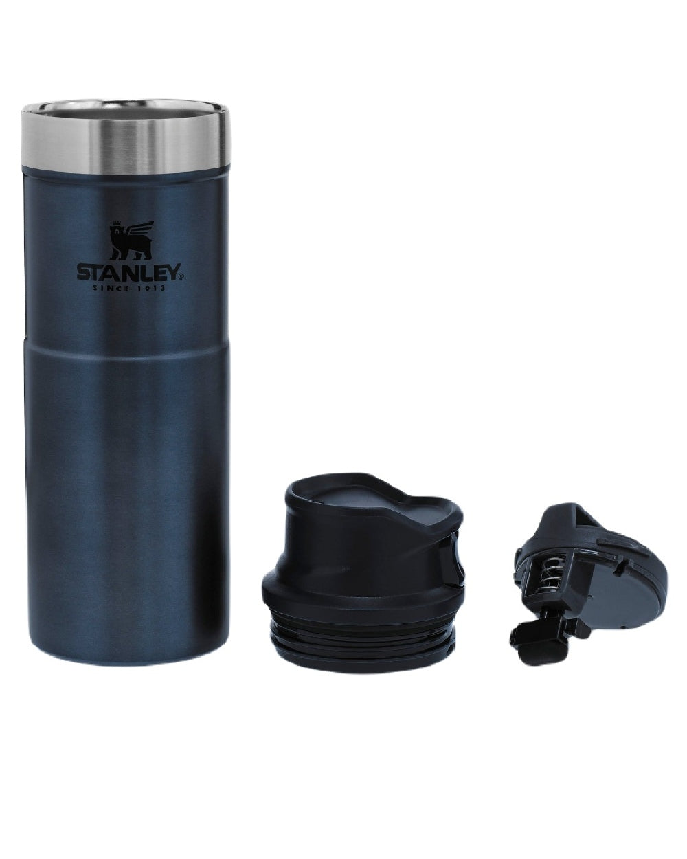 Nightfall coloured Stanley Classic Trigger Action Travel Mug 0.47L on white background 