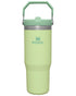 Citron coloured Stanley IceFlow Flip Straw Tumbler 0.89L on white background 