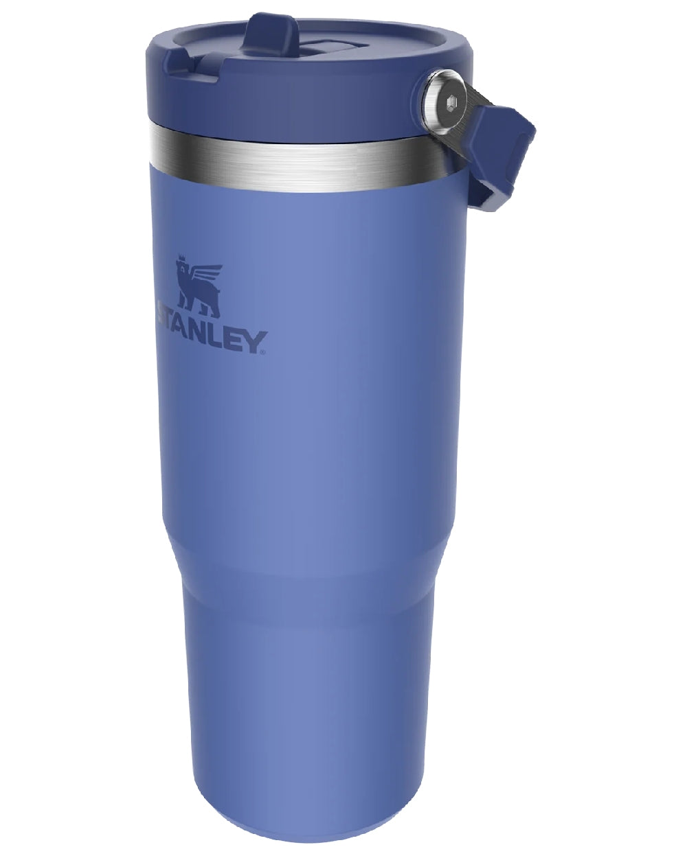 Iris coloured Stanley IceFlow Flip Straw Tumbler 0.89L on white background 