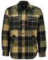 Denver Check Coloured Swanndri Mens Kiaraki V3 Wool Shacket on white background 