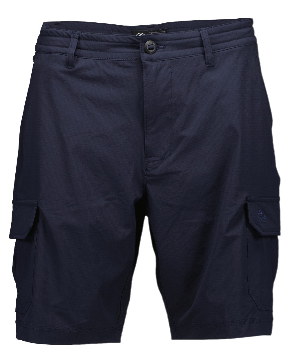 Navy Coloured Swanndri Mens Lawson Walk Shorts on white background 