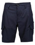 Navy Coloured Swanndri Mens Lawson Walk Shorts on white background 