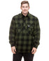 Olive Black Check Coloured Swanndri Mens Ranger Extreme V2 on white background 