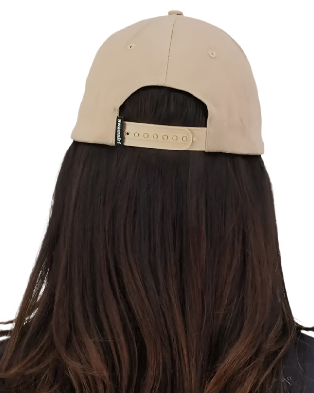 Pebble Coloured Swanndri Swanni Baseball Cap on white background 