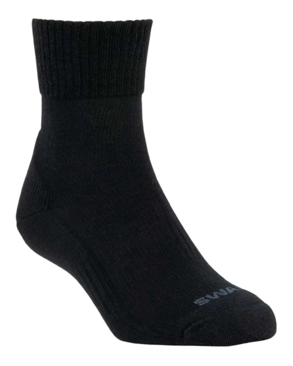 Black coloured Swazi Adventure Socks on white background 