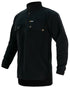 Black Coloured Swazi Back 40 Shirt on white background 
