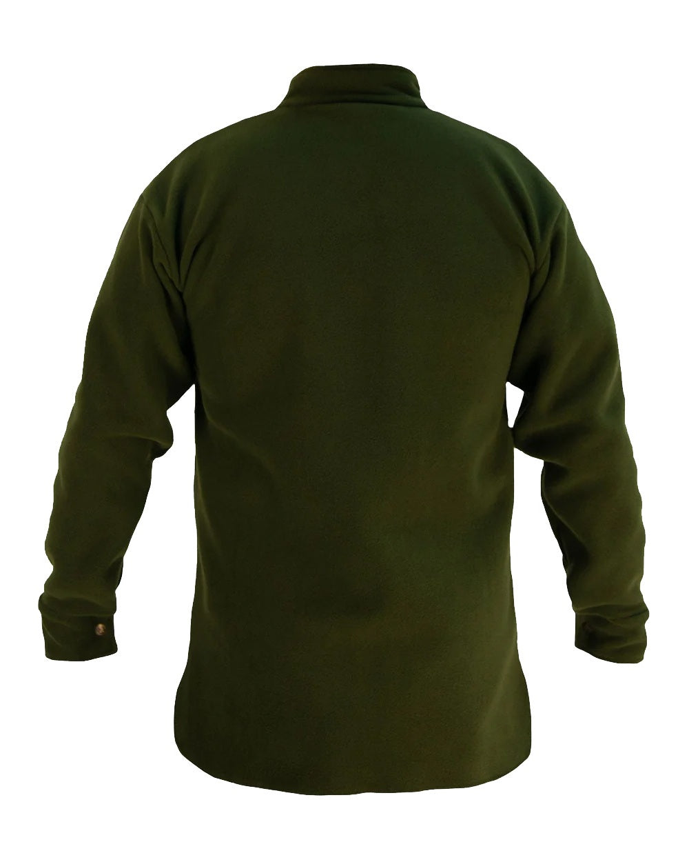 Olive Coloured Swazi Back 40 Shirt on white background 