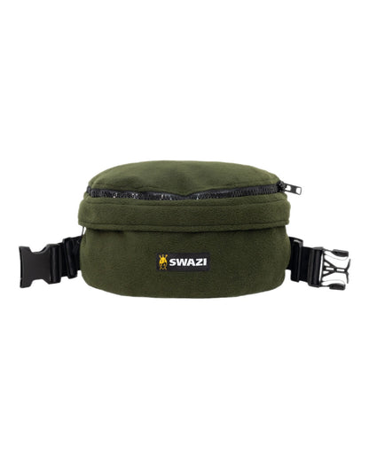 Olive Coloured Swazi Buffalo Bag on white background 