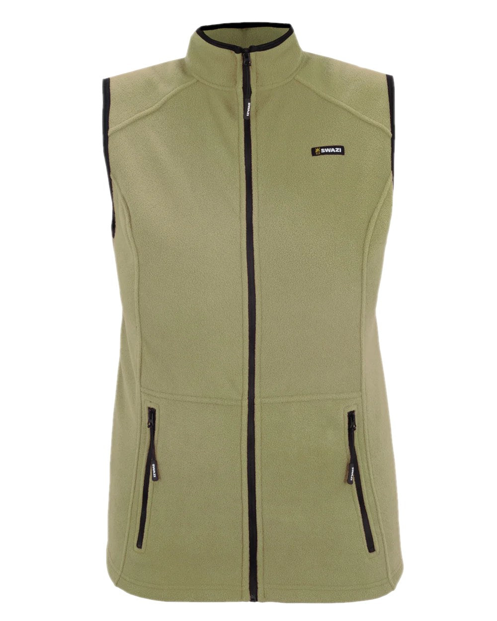 Tussock Coloured Swazi Catlin Vest on white background 