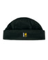 Black Coloured Swazi Hasbeanie on white background 
