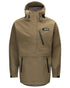 European Olive Coloured Swazi Kagoule Smock on white background 