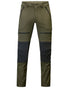 European Olive Coloured Swazi Mens Forest Pants III on white background 