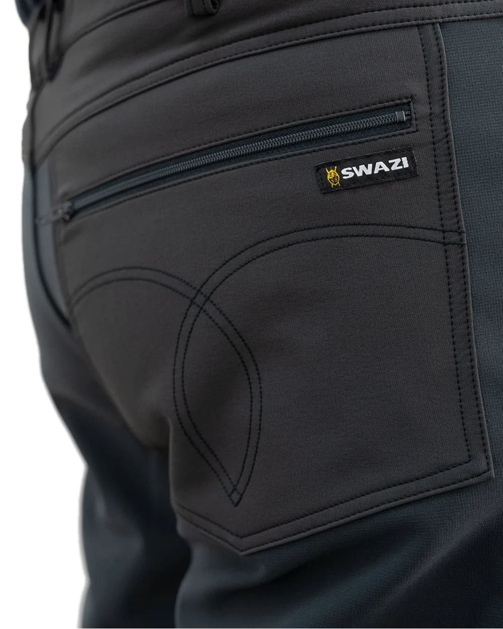 Iron Sand coloured Swazi Mens Forest Pants on white background 