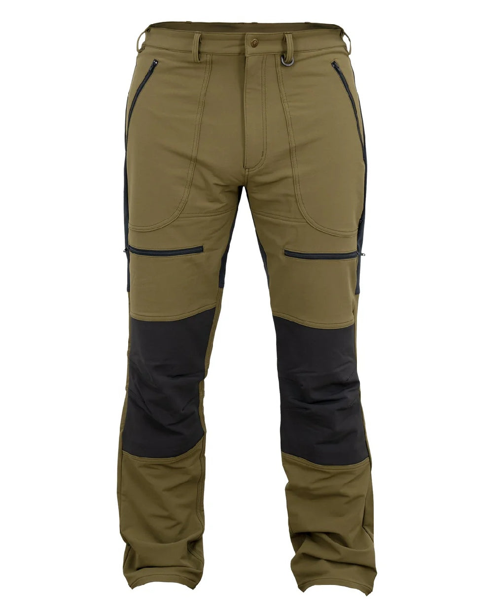 Tussock coloured Swazi Mens Forest Pants on white background 