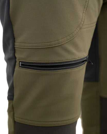 Tussock coloured Swazi Mens Forest Pants on white background 