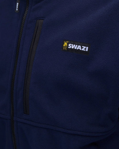 Navy Coloured Swazi Mens Molesworth Jacket on white background 