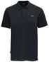 Black Colour Swazi Mens Polo Shirt on white background 
