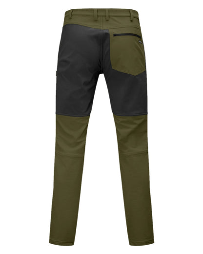 Gran Green Coloured Swazi Mens Ranger Pants on white background 