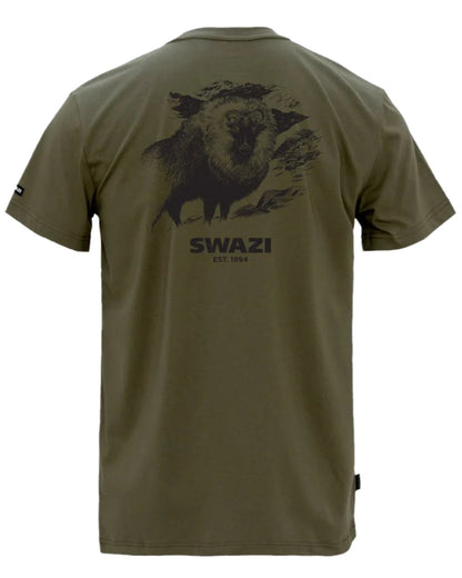 Ranger Coloured Swazi Mens Reverse Tahr Tee on white background 