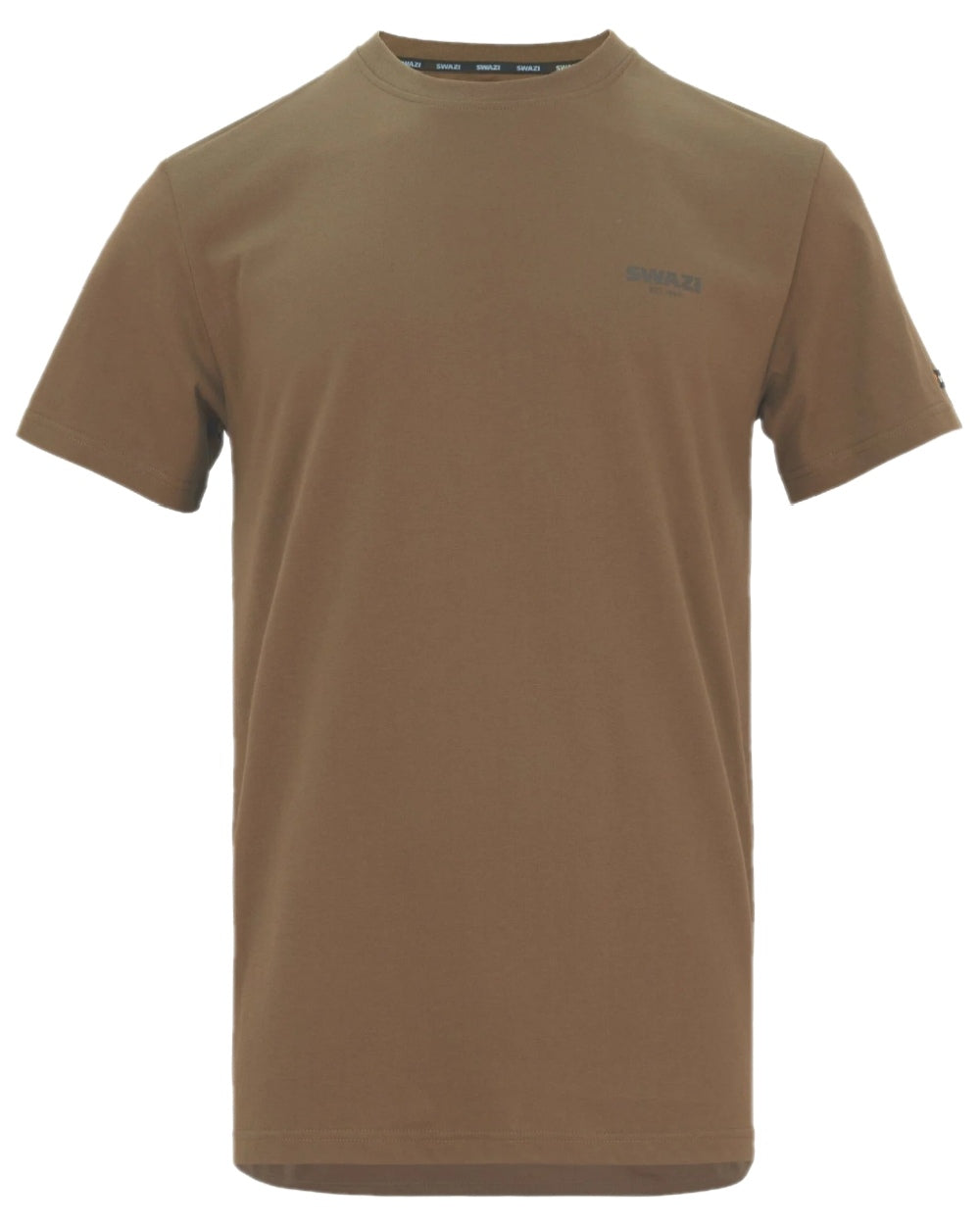 Tussock Coloured Swazi Mens Reverse Tahr Tee on white background 