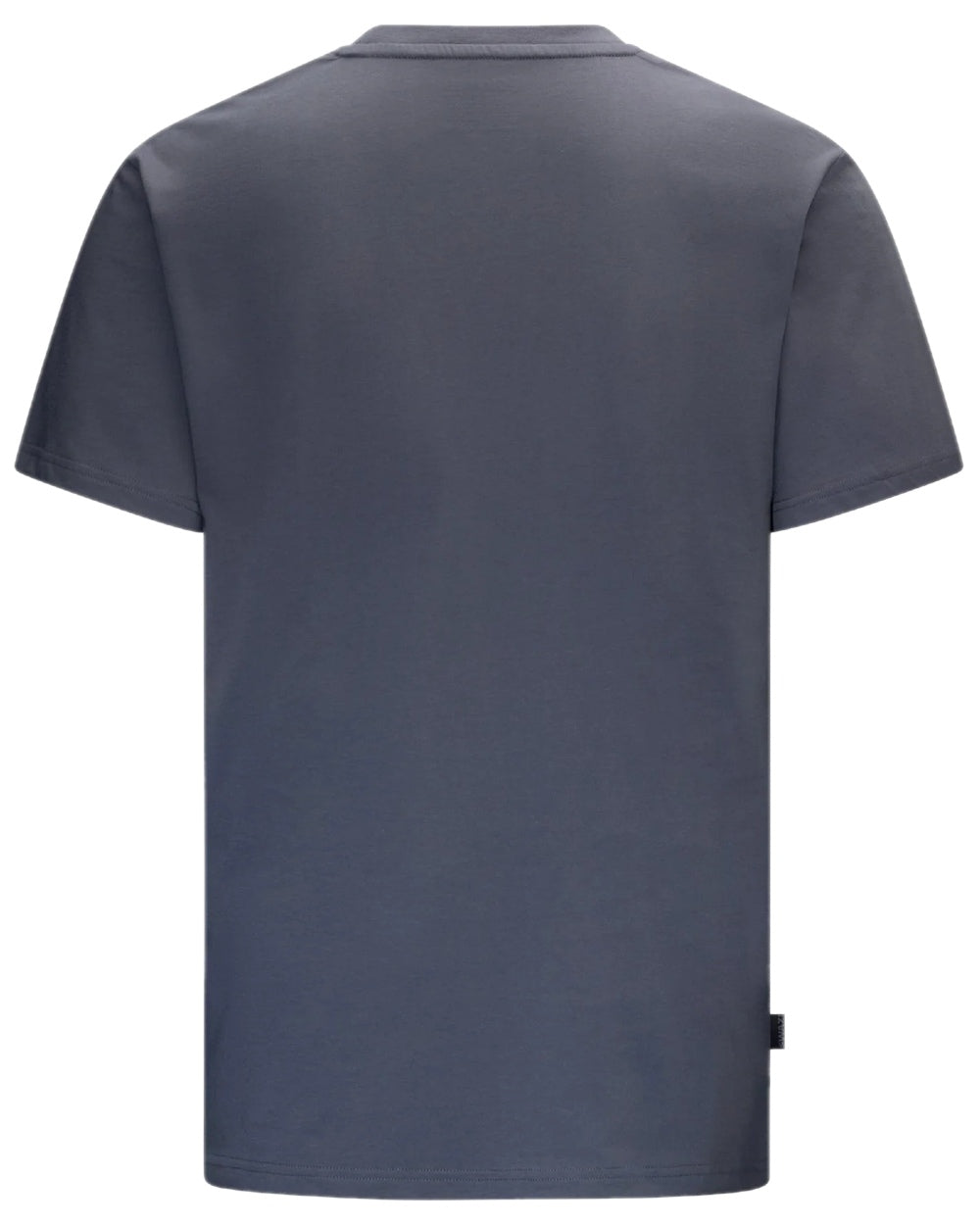 Iron Coloured Swazi Mens Rugger Tee on white background 