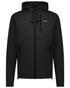 Black Coloured Swazi Mens Stalker Hooded Jacket on white background 