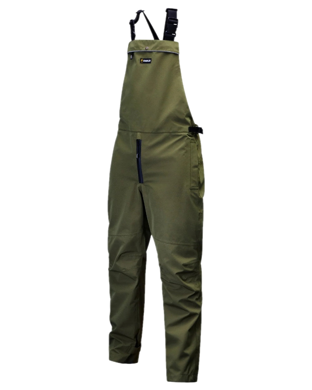 Ranger coloured Swazi Mens Torrent Bib Overpants on white background 