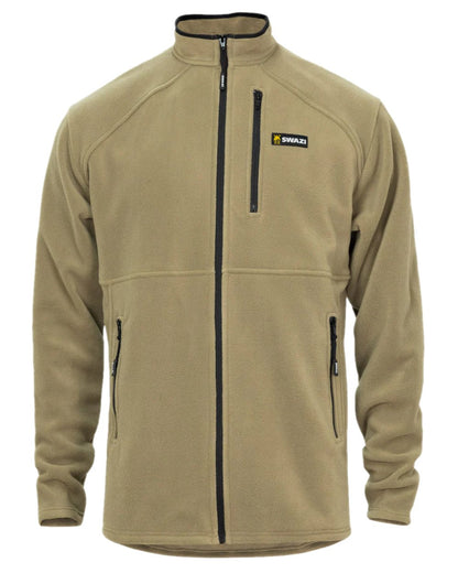 Tussock Coloured Swazi Muskox Jacket on white background 