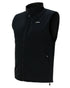 Black Coloured Swazi Paragon Vest on white background 