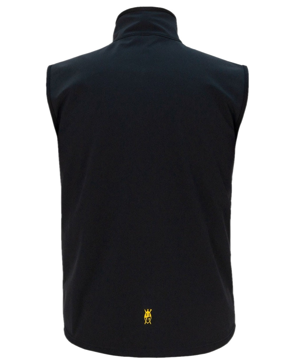 Black Coloured Swazi Paragon Vest on white background 