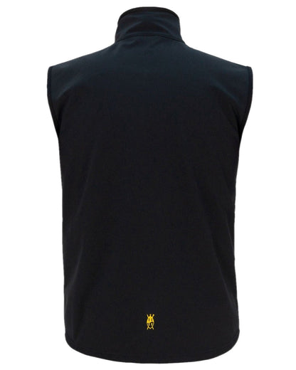 Black Coloured Swazi Paragon Vest on white background 