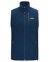 Midnight Coloured Swazi Sherpa Vest on white background 