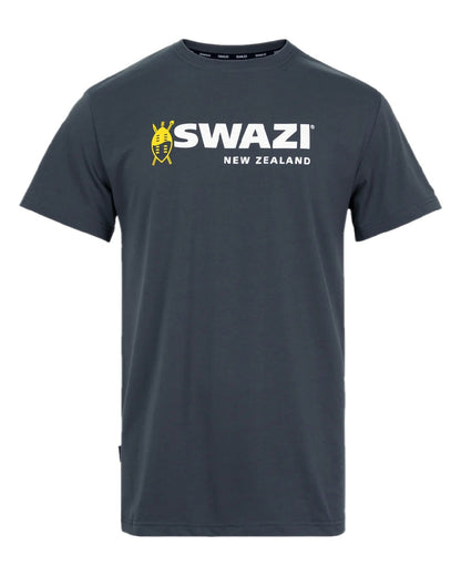 Granite Coloured Swazi Tee on white background 