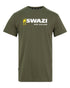 Ranger Coloured Swazi Tee on white background 