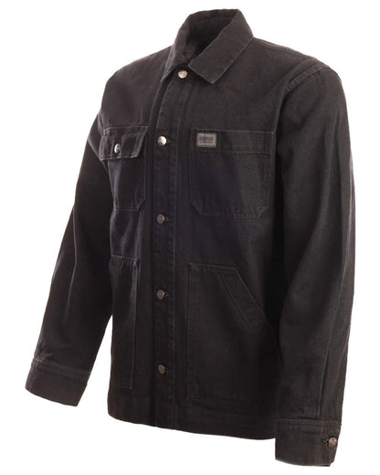 Black coloured TuffStuff Ranger Jacket on white background 