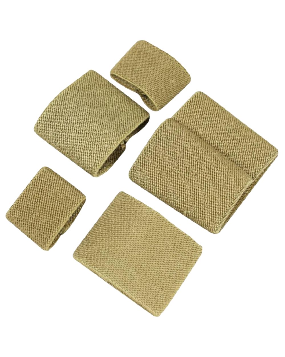 Coyote Coloured Viper Buckle Tidy Set on white background