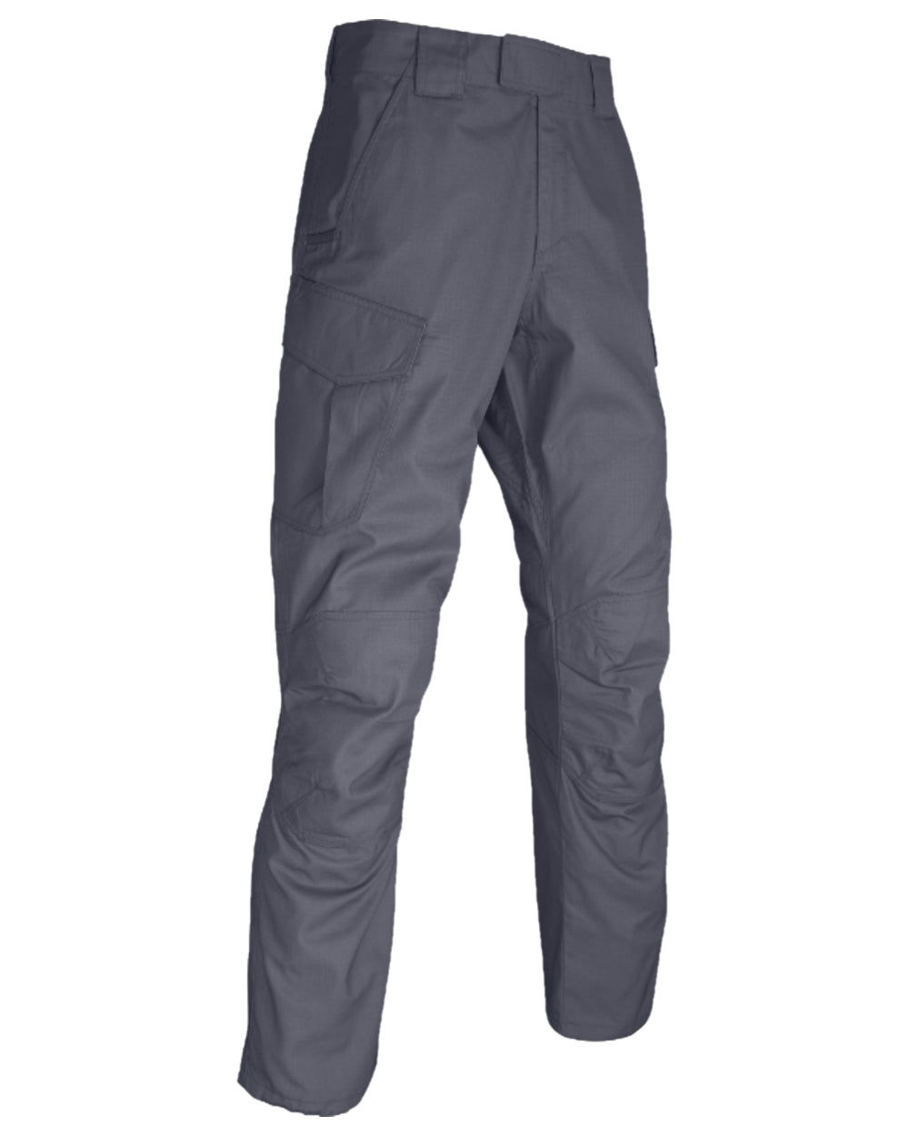 Titanium Coloured Viper Contractors Trousers on white background 