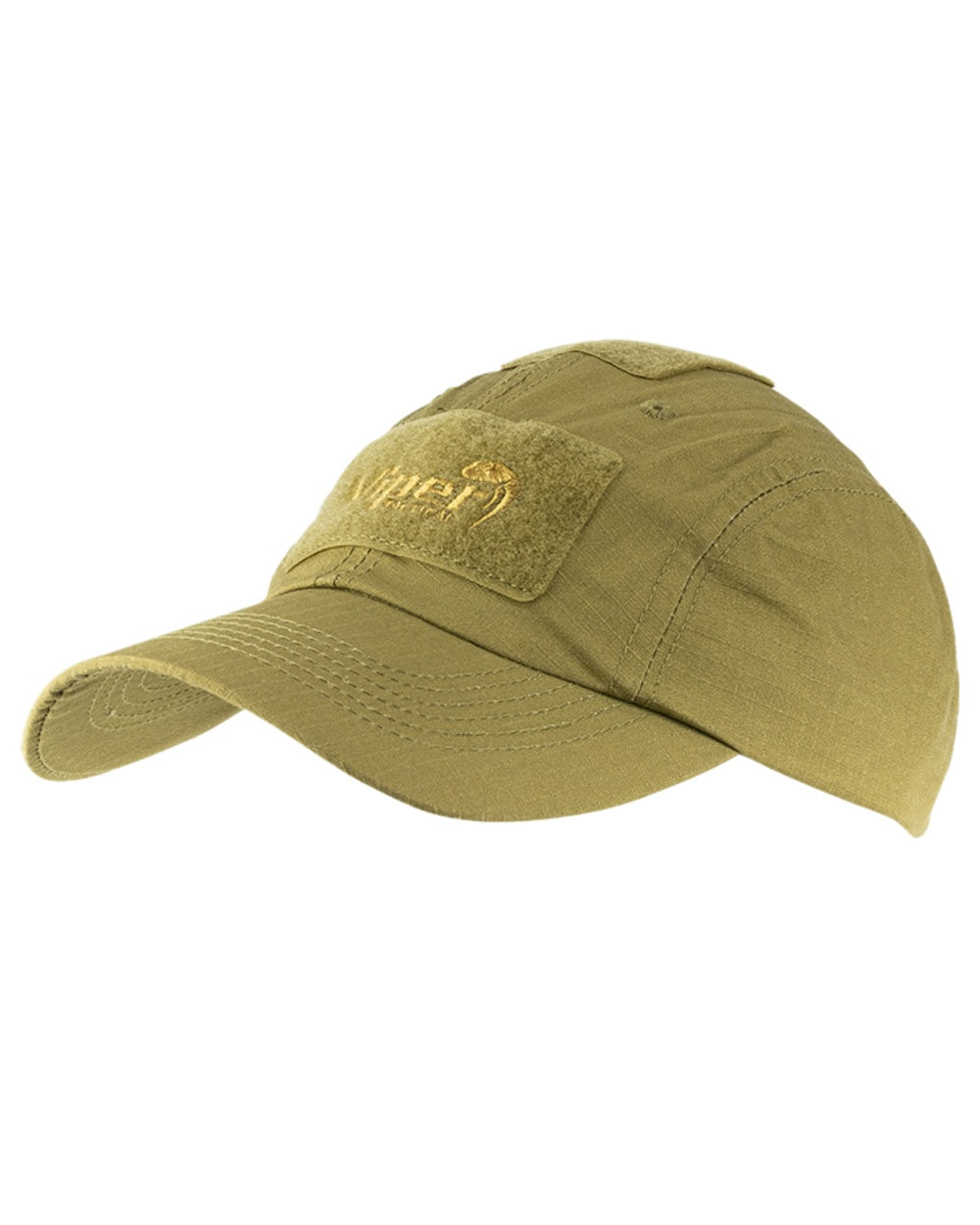 Coyote Coloured Viper Elite Baseball Hat on white background 