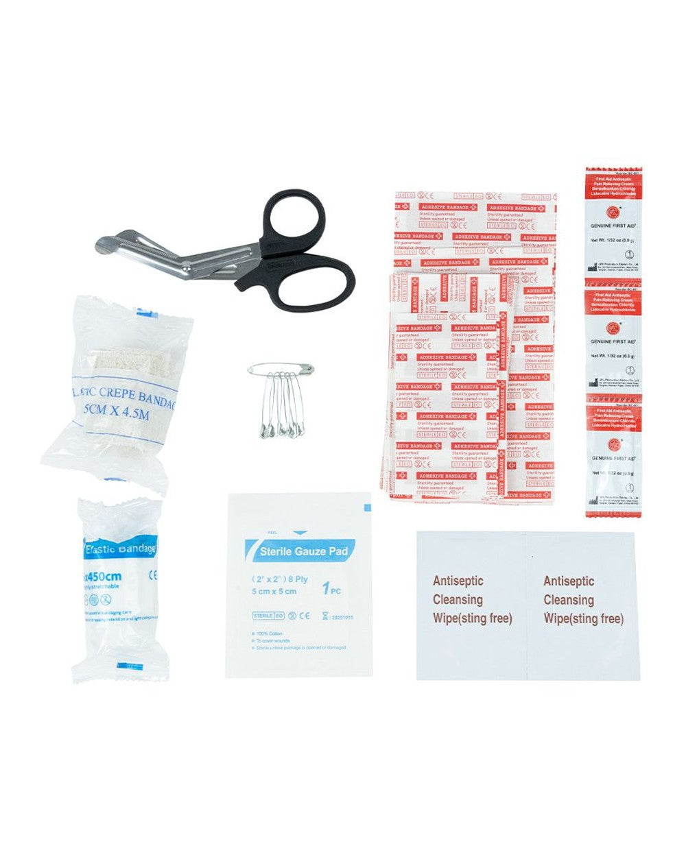 Black Coloured Viper First Aid Kit on white background 