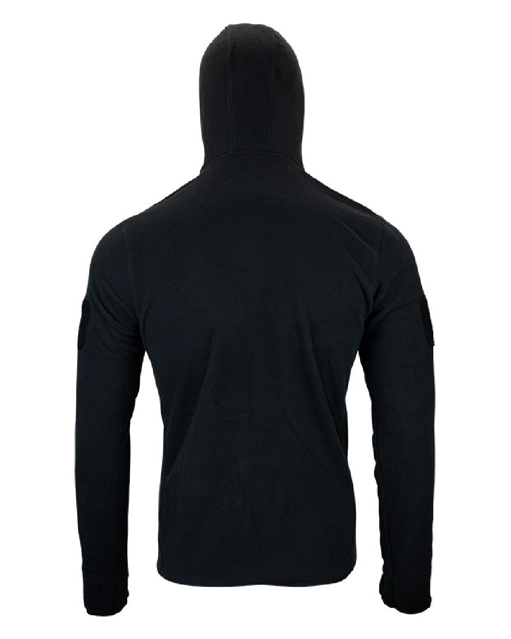 Black Coloured Viper Fleece Hoodie on white background 