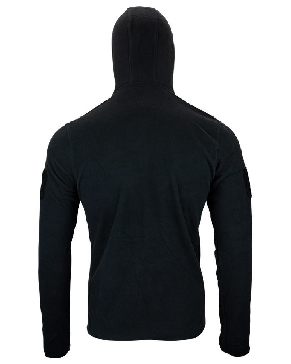 Black Coloured Viper Fleece Hoodie on white background 