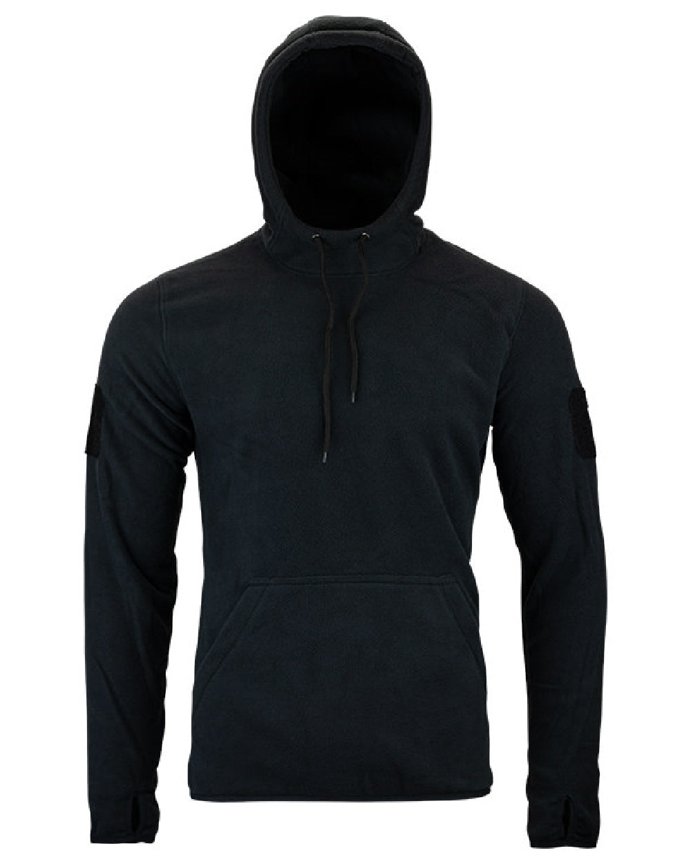 Black Coloured Viper Fleece Hoodie on white background 