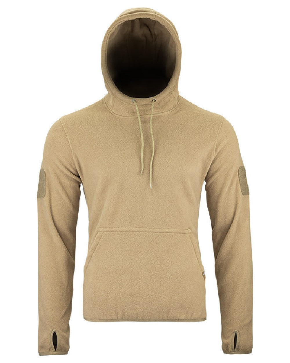 Coyote Coloured Viper Fleece Hoodie on white background 