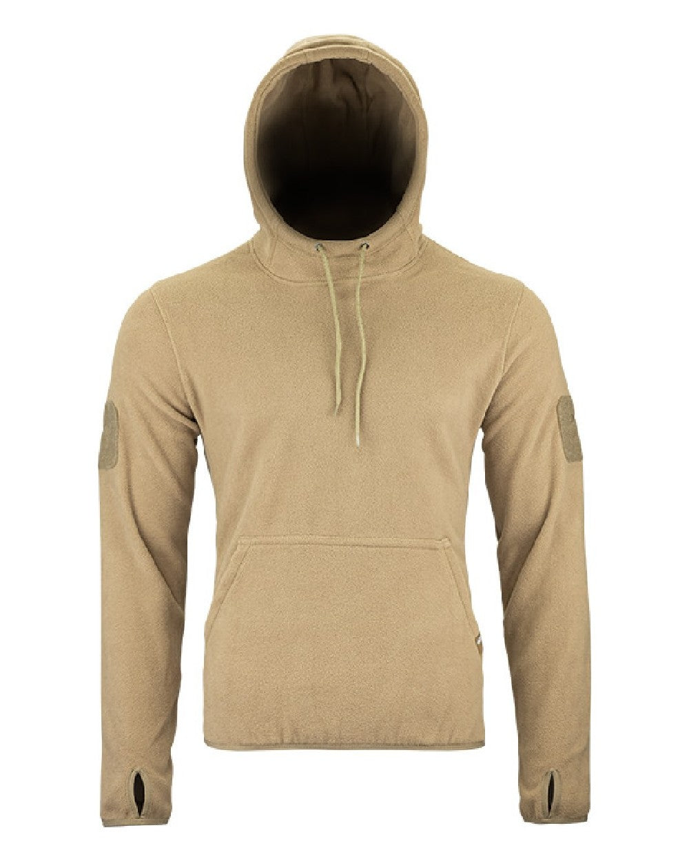 Coyote Coloured Viper Fleece Hoodie on white background 