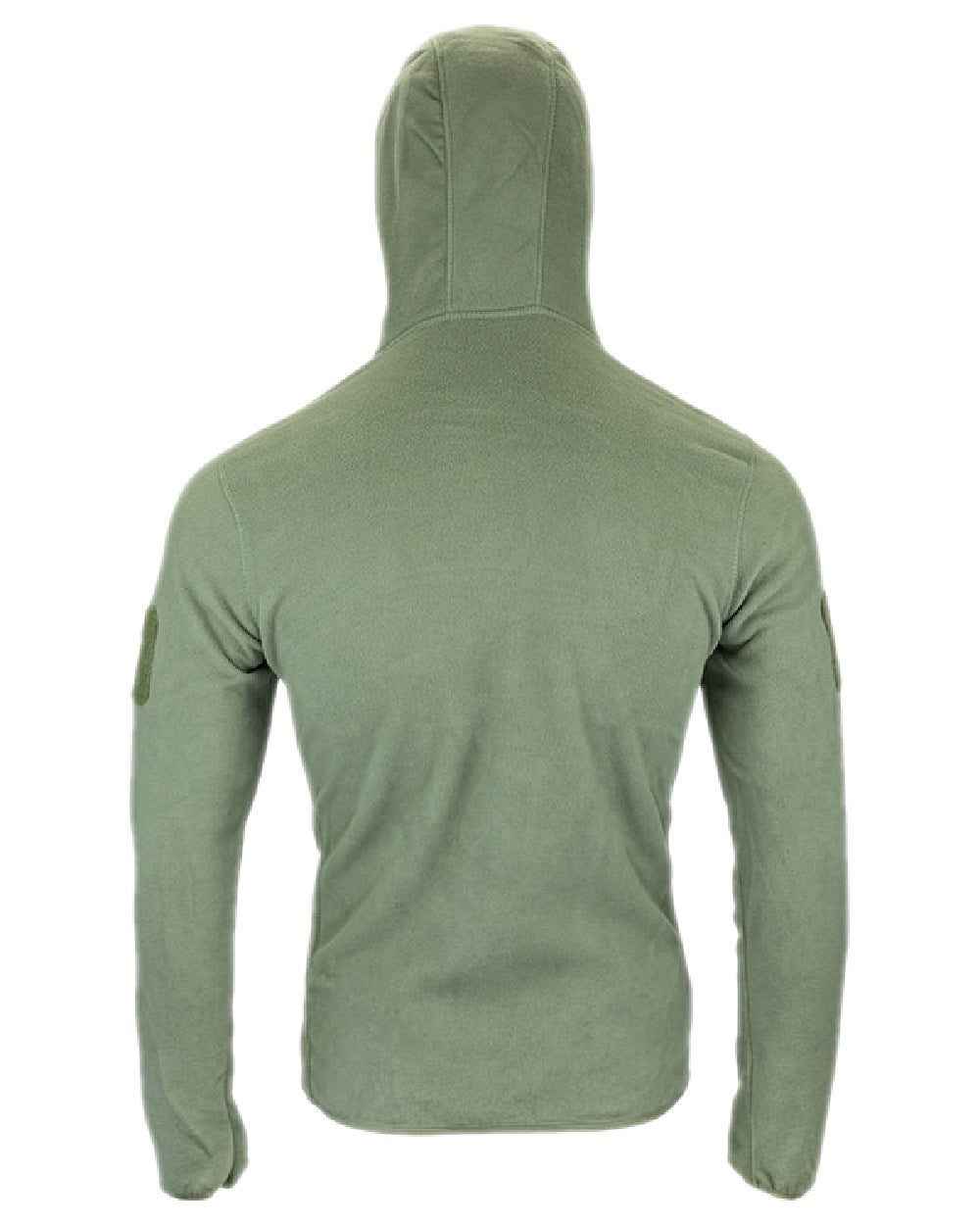 Green Coloured Viper Fleece Hoodie on white background 